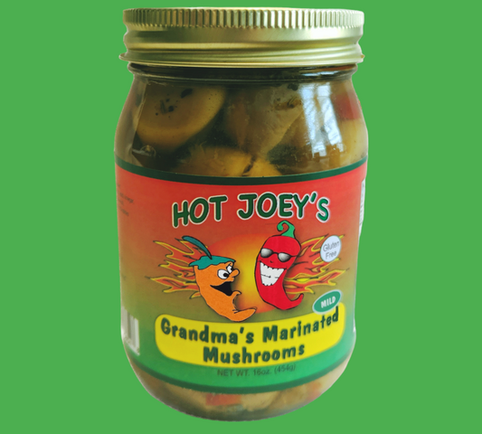 Grandma's Mild Marinated Mushrooms (16oz)