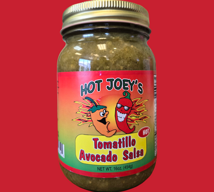 Spicy Tomatillo Avocado Salsa