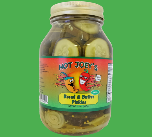 32oz Thick Cut Mild Bread and Butter Pickles