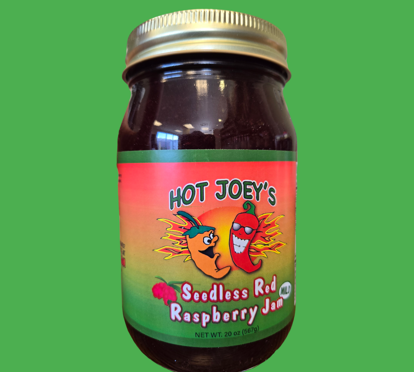 Mild Seedless Red Raspberry Jam