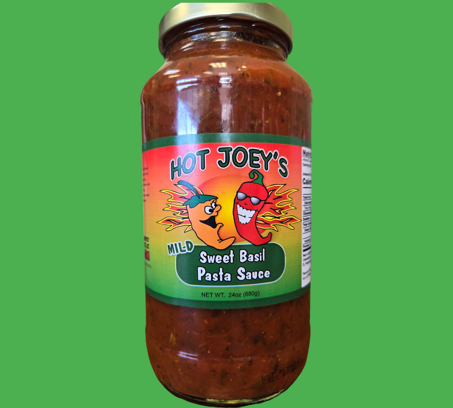 Mild Sweet Basil Pasta Sauce